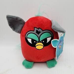 Furby Plush Stuffed Animal Toy 7" Red Angry A Mind of It's Own Toy Factory 2018